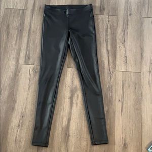 Express pleather leggings